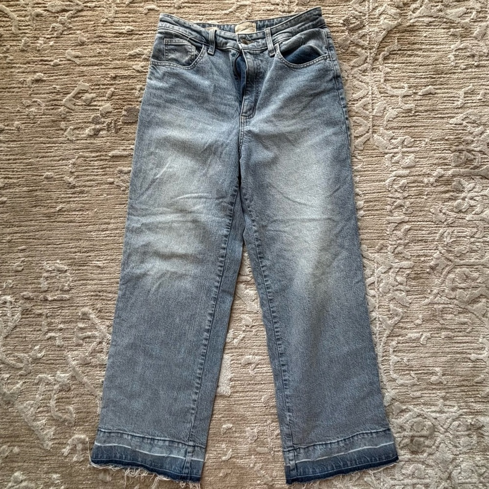 Wide Leg Denim Jeans